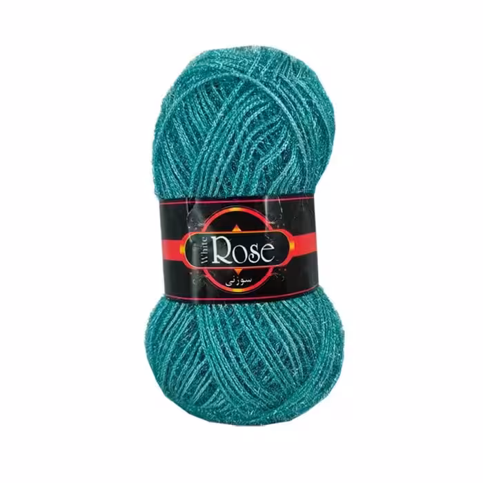 کاموا سوزنی سبز کله غازی (بسته 5 عددی - 5 کلافی)(کاموا پرز دار)(هر کلاف 100 گرم با متراژ 180 متر)