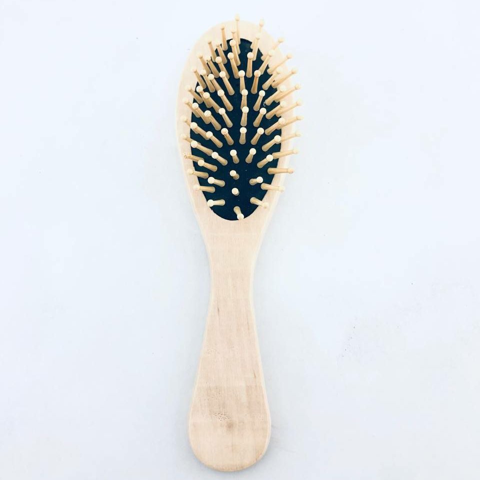برس مو شانه مو چوبی