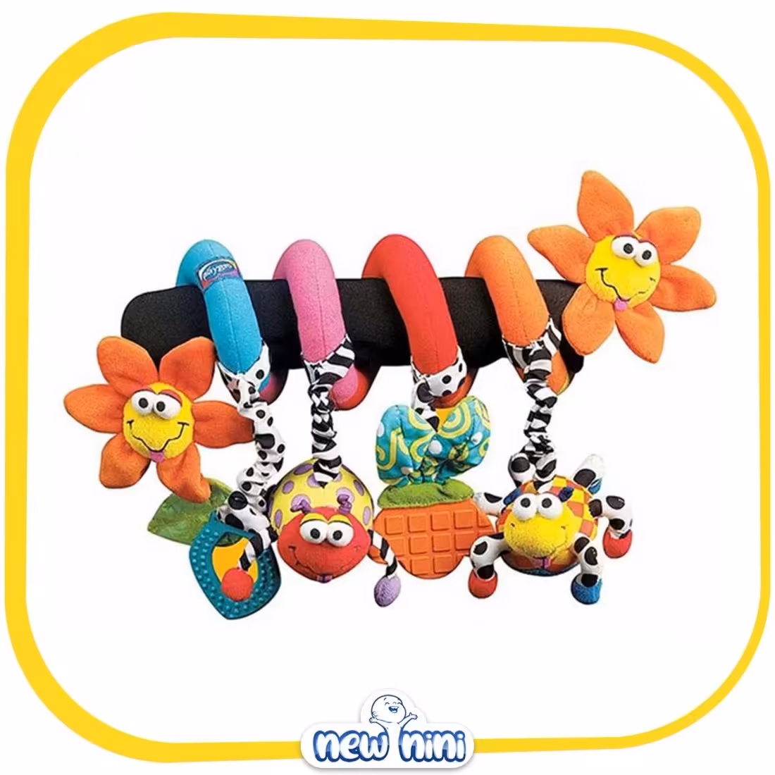 آویز مارپیچ تخت و کریر پلی گرو PLAYGRO مدل آفتابگردان