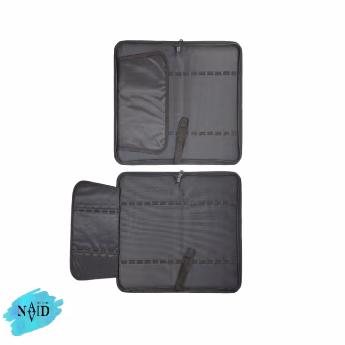 کیف قلمو برزنتی 3 تیکه آرت بلک