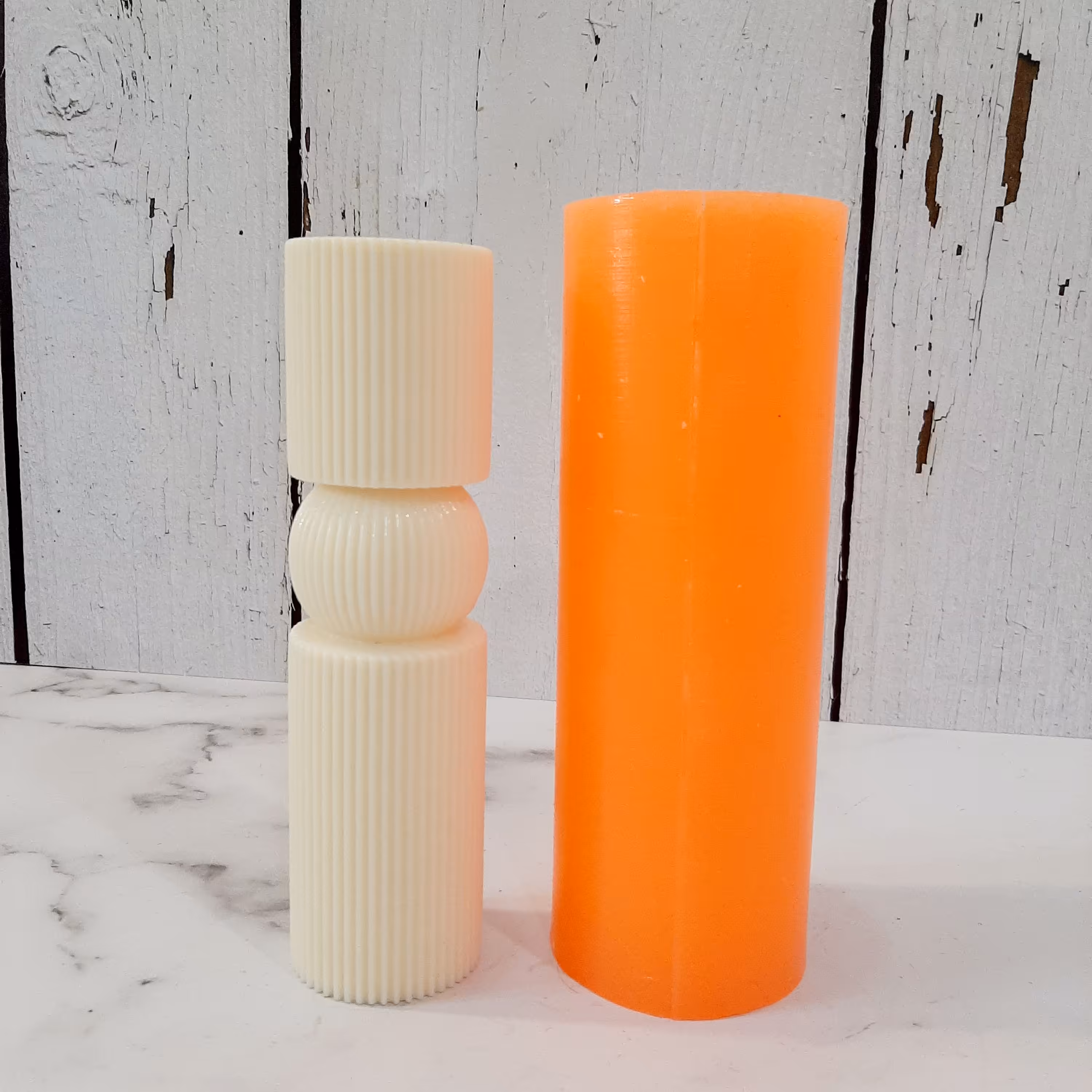 قالب شمع استوانه شیاردار  طرح  2