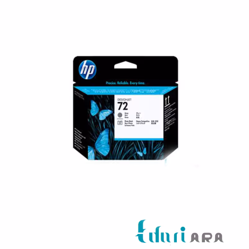 هد پلاتر اچ پی مدل 72 مشکی و خاکستری فوتو