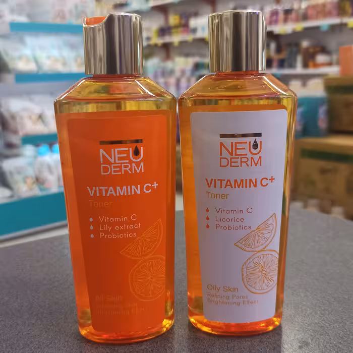 تونر پاک کننده صورت ویتامین سی نئودرم 