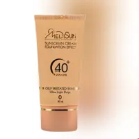 کرم پودر ضد آفتاب پوست چرب و حساس مدیسان SPF40بژروشن شماره یک بژطبیعی شماره دو30میل شاره صفرفاقدموجودی