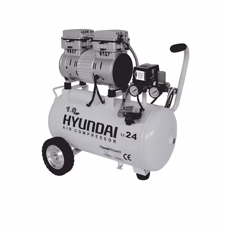 کمپرسور باد سایلنت 24 لیتری هیوندای مدل AC-1024