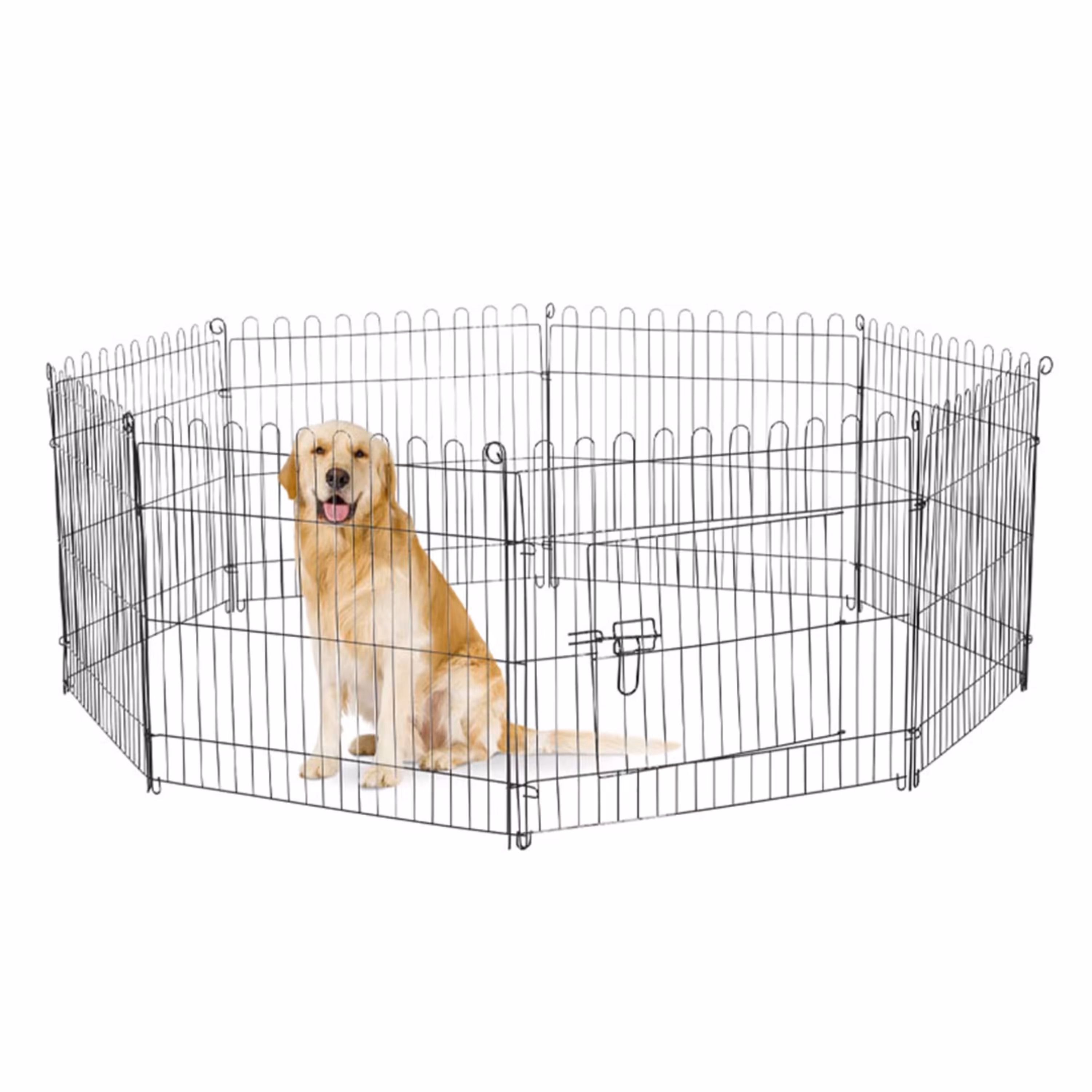 پارک سگ و  نگهدارنده حیوانات  سنگین   62cm هشت تیکه مدل استیل کد p01