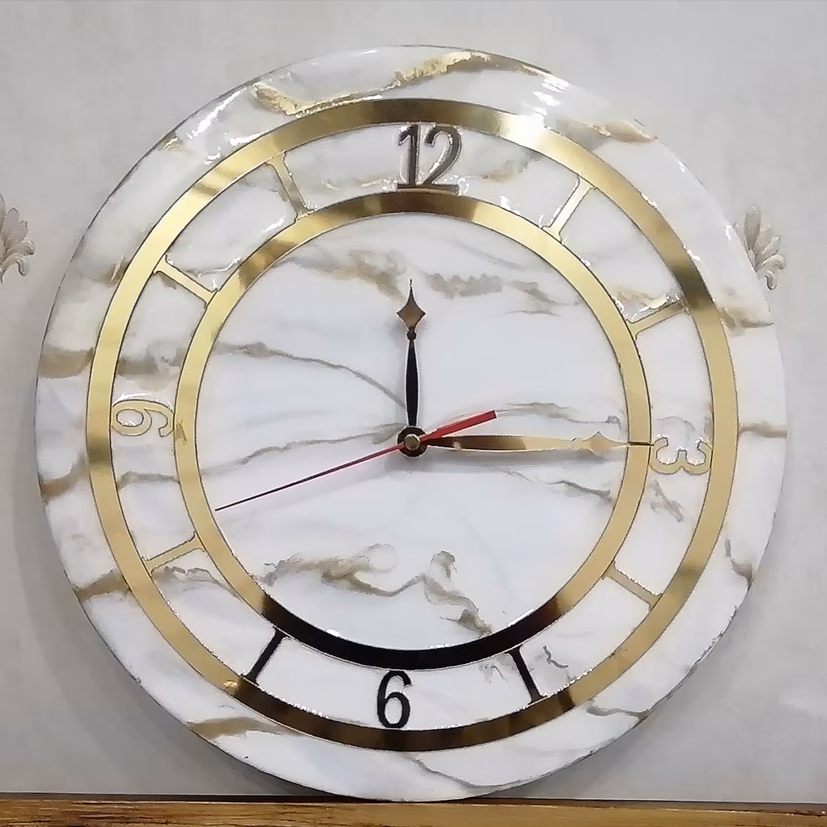 ساعت رزینی دیواری