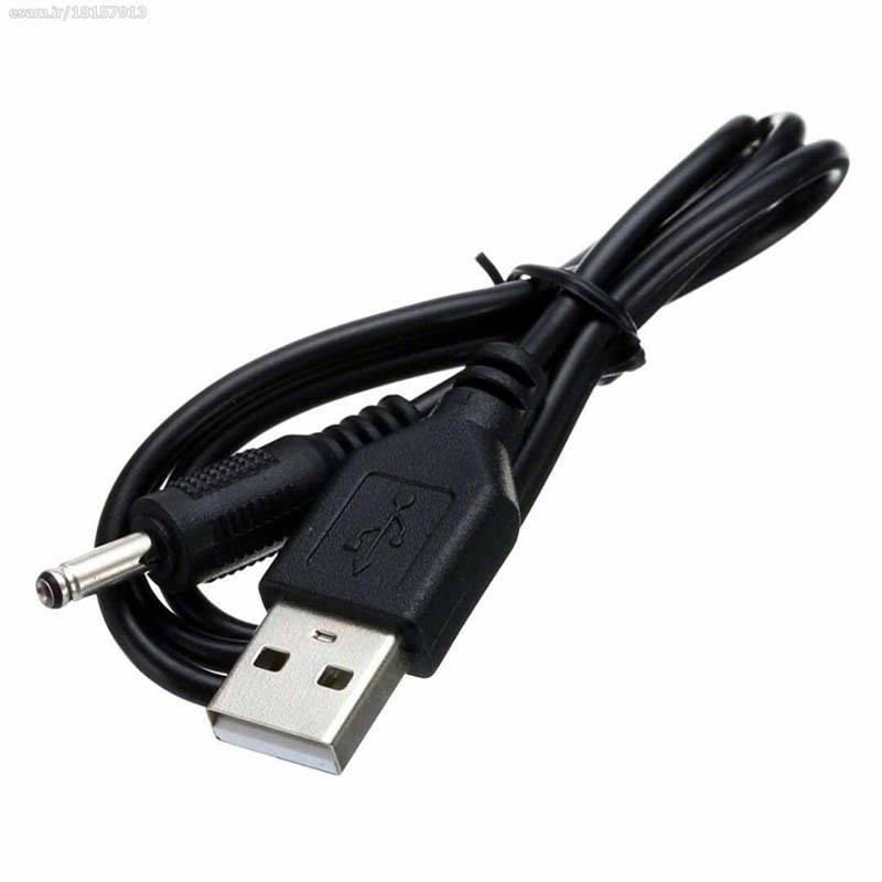 کابل 50 سانتی متر USB To DC سوزن فوق ریز