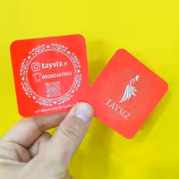 کارت ویزیت مربع تیراژ هزار عددی