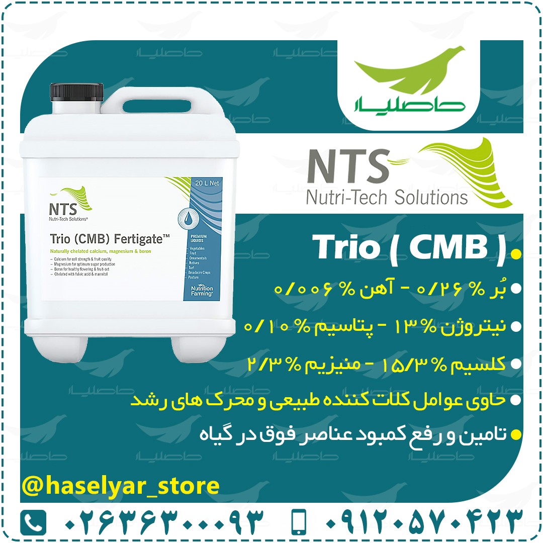 تریو کلسیم منیزیم بر با درصد کلسیم بالا هزینه ارسال به صورت پس کرایه