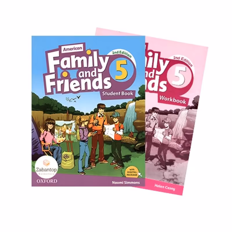 کتاب امریکن فمیلی اند فرندز American Family and Friends 5 2nd