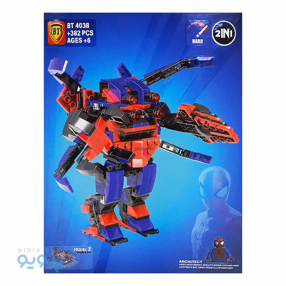 پک لگو Spider man برندBT آیتم 4038 تک و عمده