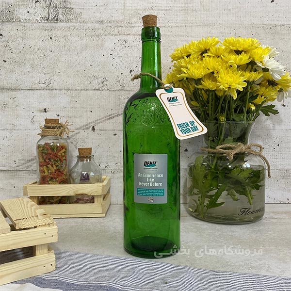 بطری شیشه ای مدل سبز دنیز