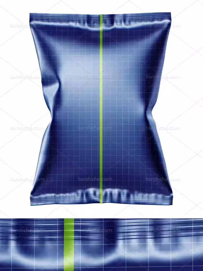 موکاپ بسته بندی چیپس فویلی | گرافیک با طعم تربچه