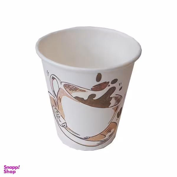 لیوان یکبار مصرف کاغذی مدل شات قهوه 90cc بسته 50 عددی