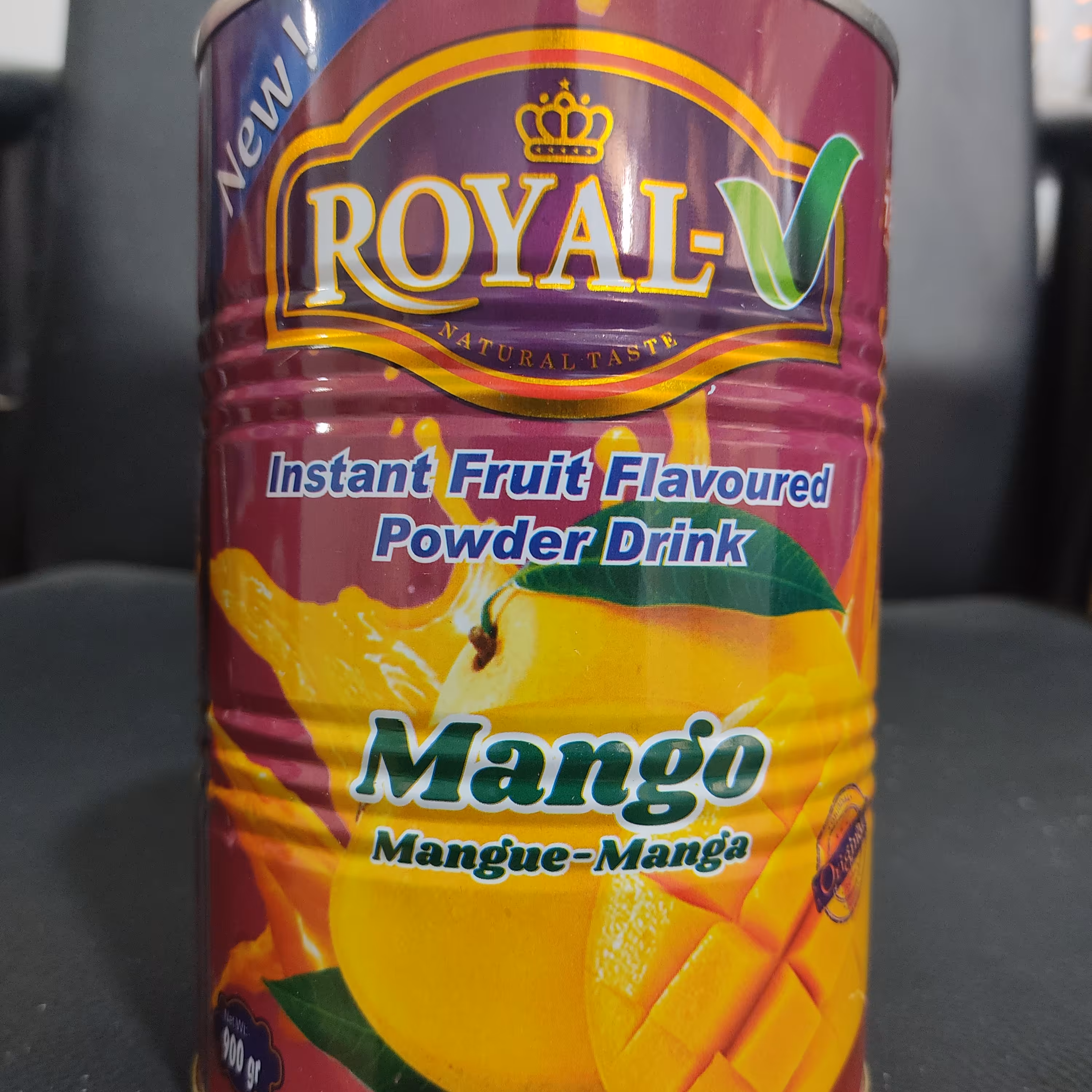 پودر شربت عالی خارجی انبه برند رویال قوطی900 گرمی