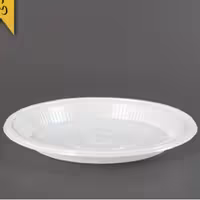 بشقاب یکبارمصرف سفید 50 عددی