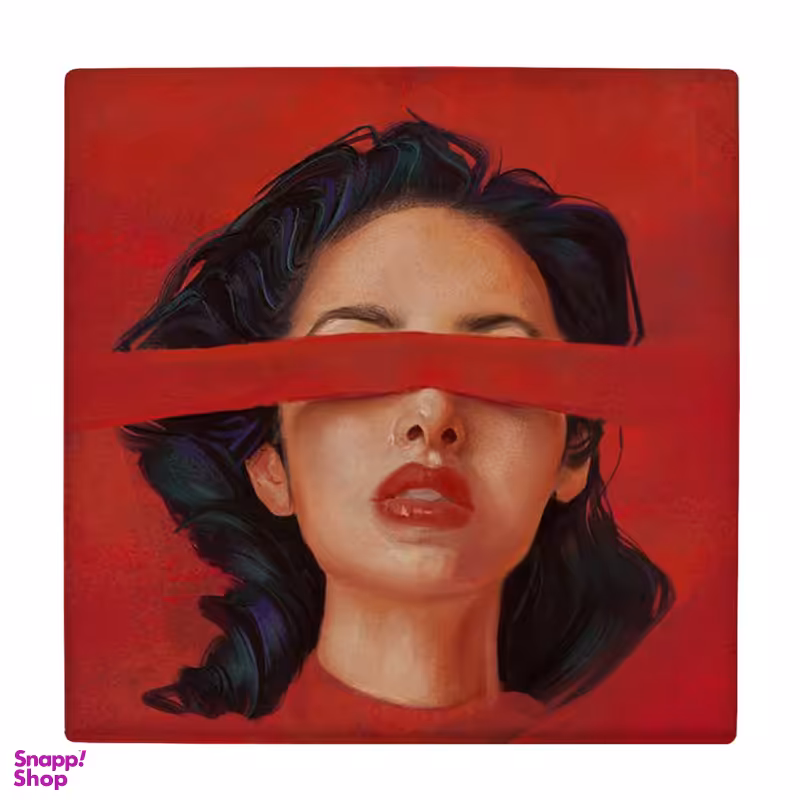 زیر لیوانی طرح نقاشی بانو کد 3274372_617