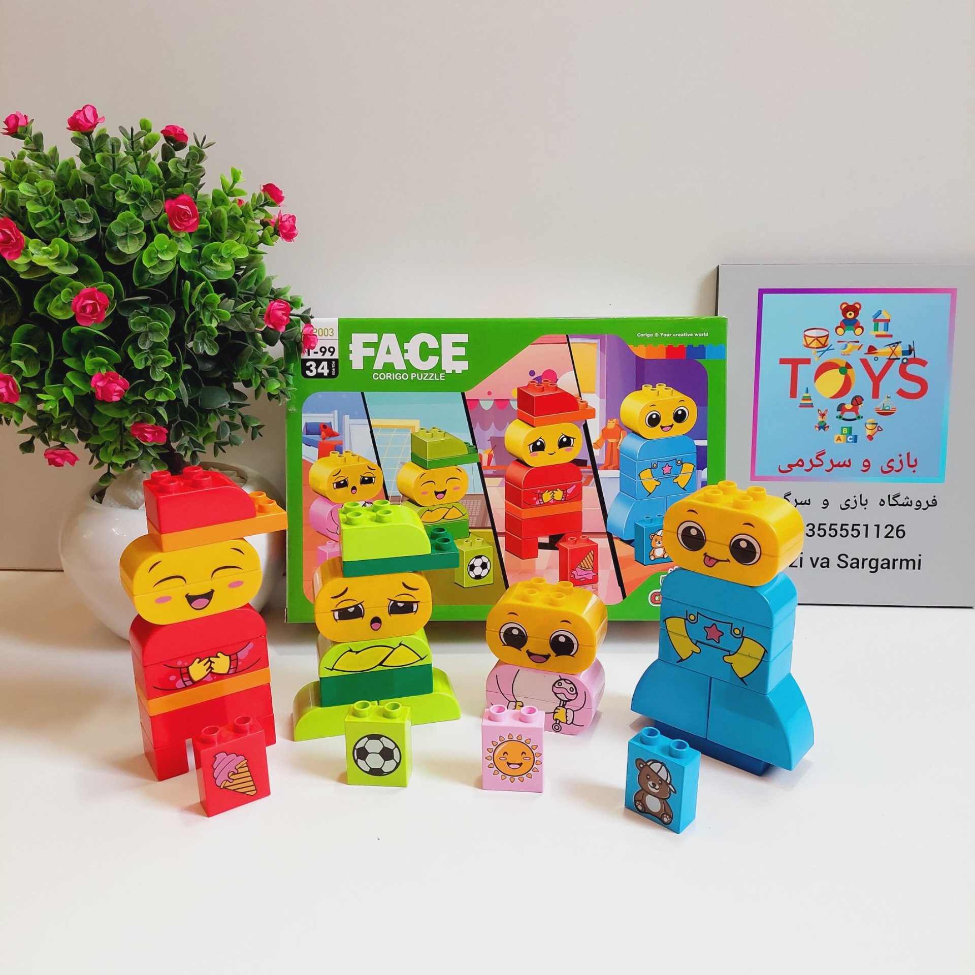 کریگو پازلی صورت( فیس )