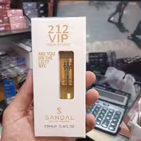 عطر جیبی زنانه صندل مدل212vipحجم25میل