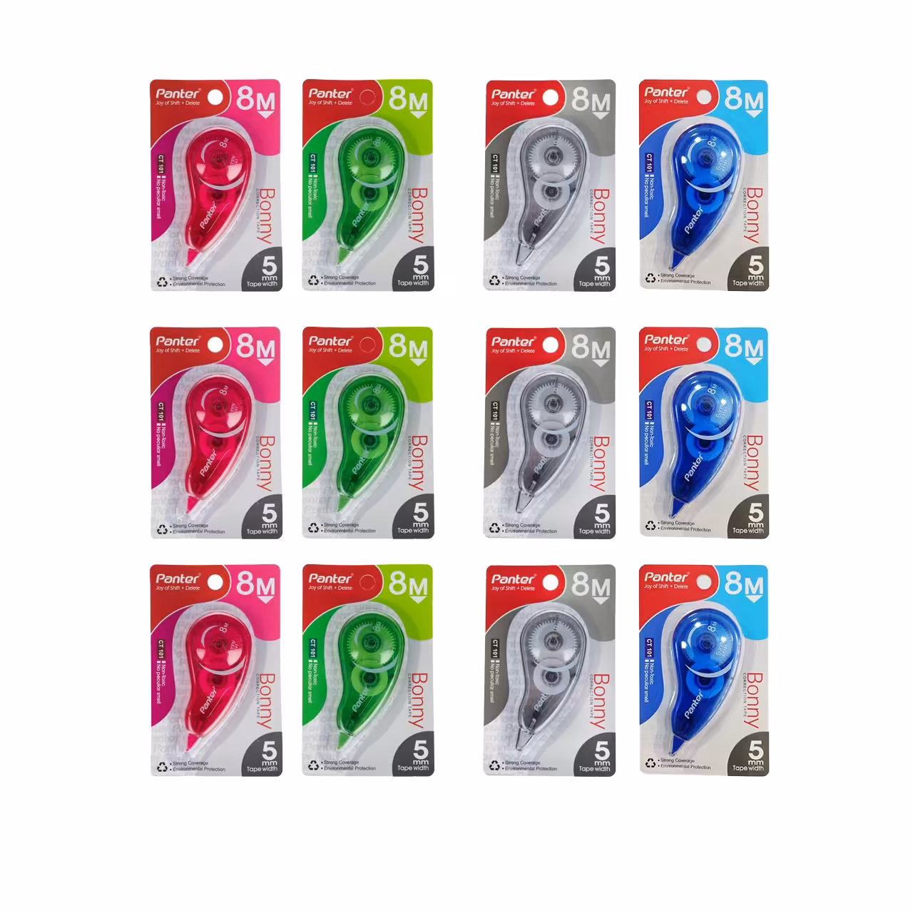 غلط گیر 8 متری پنتر  مدل نواری بسته 12 عددی (پس کرایه)