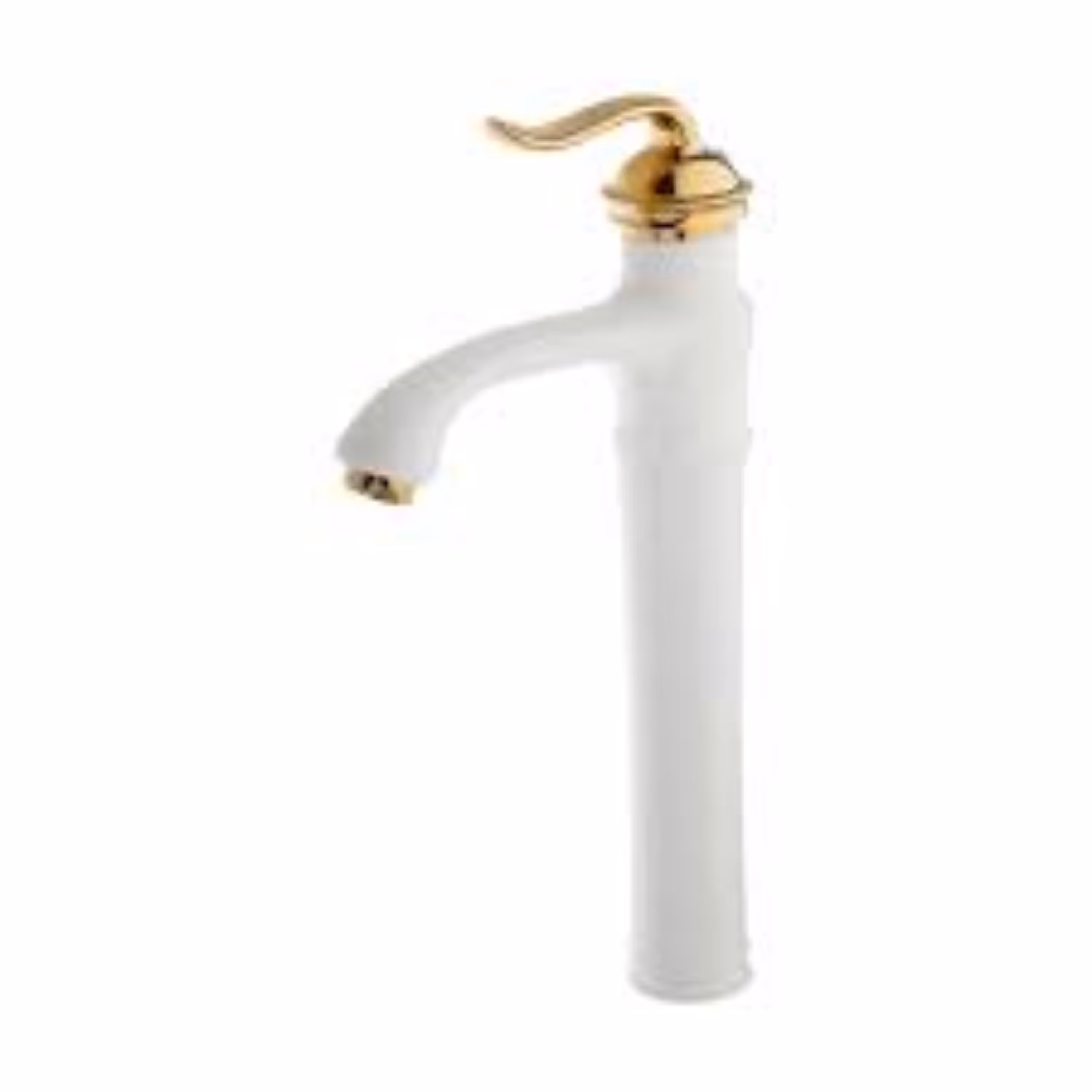 شیر روشویی پایه بلند سفید 