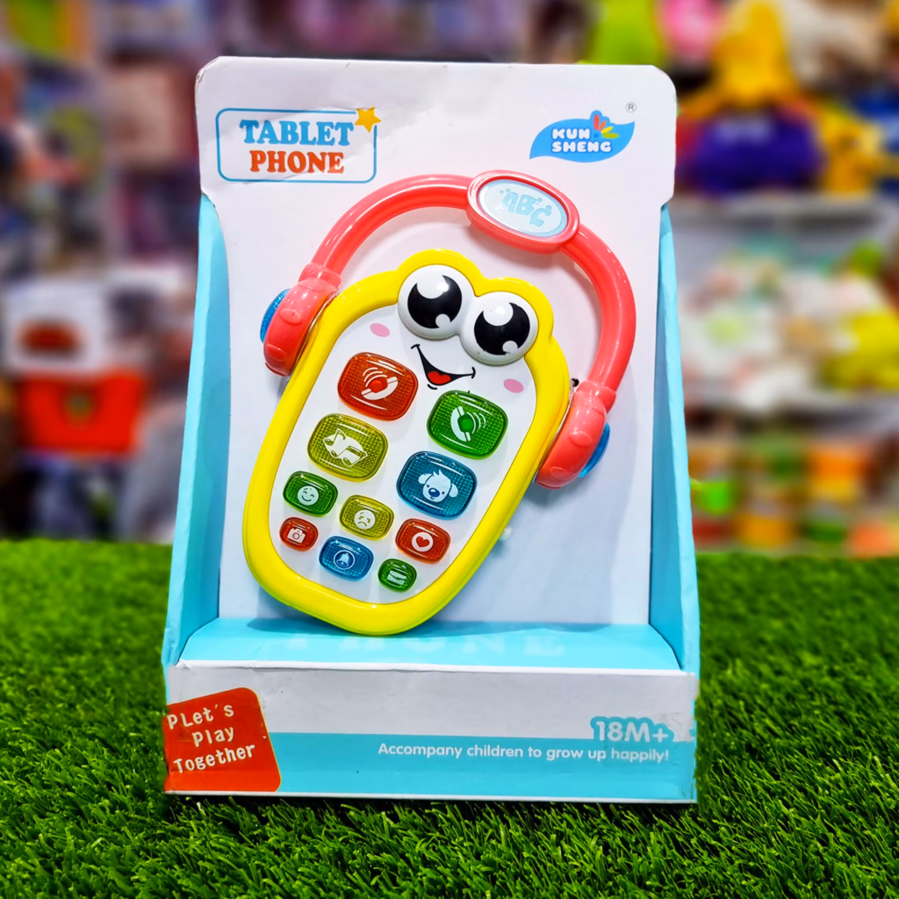 موبایل اسباب بازی موزیکال هدفون دار TABLET PHONE 899