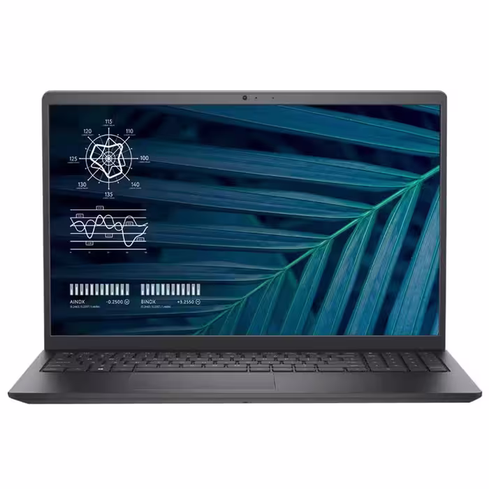 لپ تاپ دل 15.6 اینچی مدل Vostro 3510 با پردازنده Core i7 1165G7، رم 8GB، حافظه 1TB HDD و 250GB SSD، گرافیک 2GB MX350 و صفحه نمایش Full HD