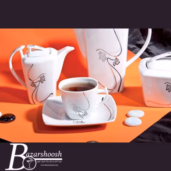 سرویس چینی غذاخوری 107پارچه تقدیس طرح نورا 12نفره کوئین