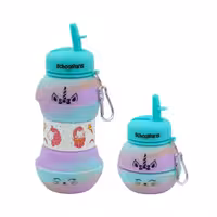 قمقمه سیلیکونی تاشو فنس مدل یونیکورن کد 9317