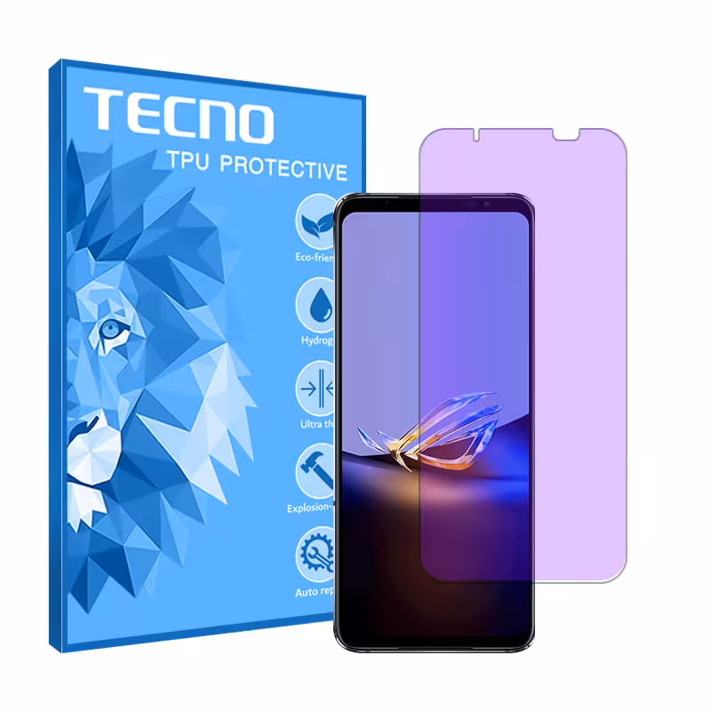 گلس ایسوس Rog Phone 6D Ultimate مدل آنتی پرپل برند تکنو کد S