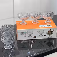 بستنی خوری بلور کاوه مدل اکسپرس 6 عددی