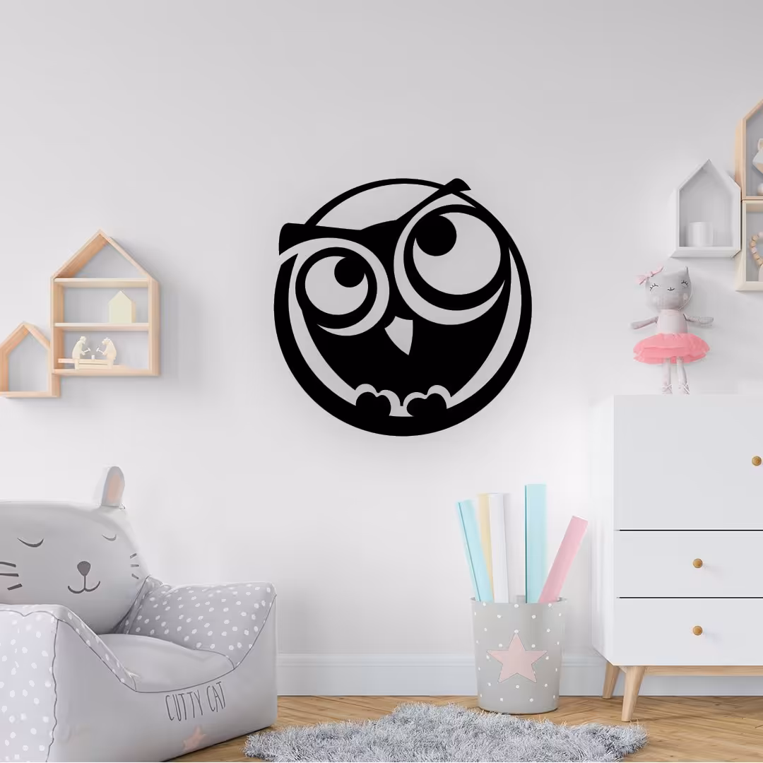 استیکر و پوستر اتاق کودک جغد کد 201سایز60x60 به قیمت 270 هزار تومان