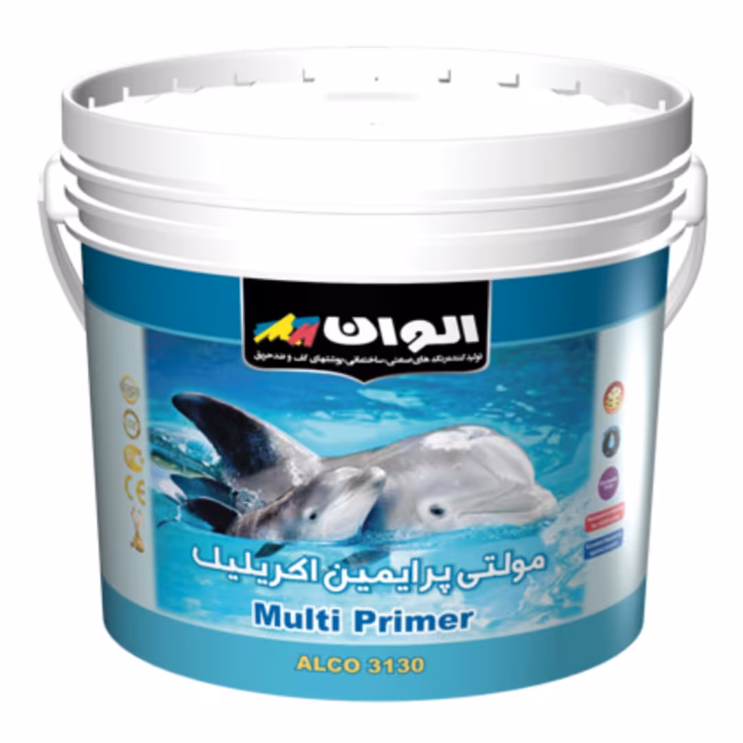مولتی پرایمین اکریلیک الوان مدل ALCO-3130  حجم 4 کیلویی