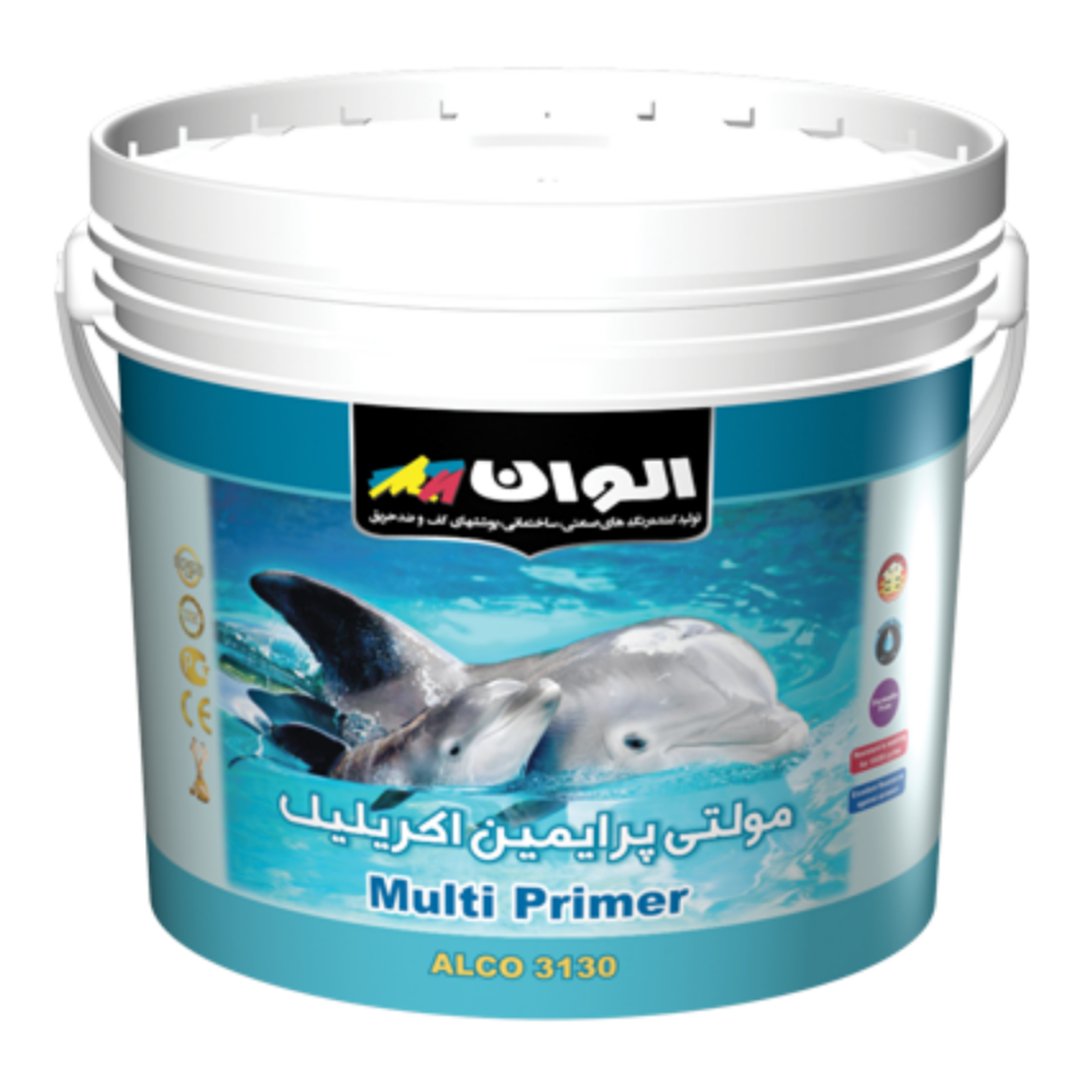 مولتی پرایمین اکریلیک الوان مدل ALCO-3130 حجم 4 کیلویی