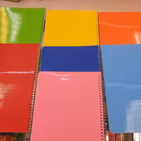 دفتر فنری 50 برگ تک رنگ تک فنر برند تکنو