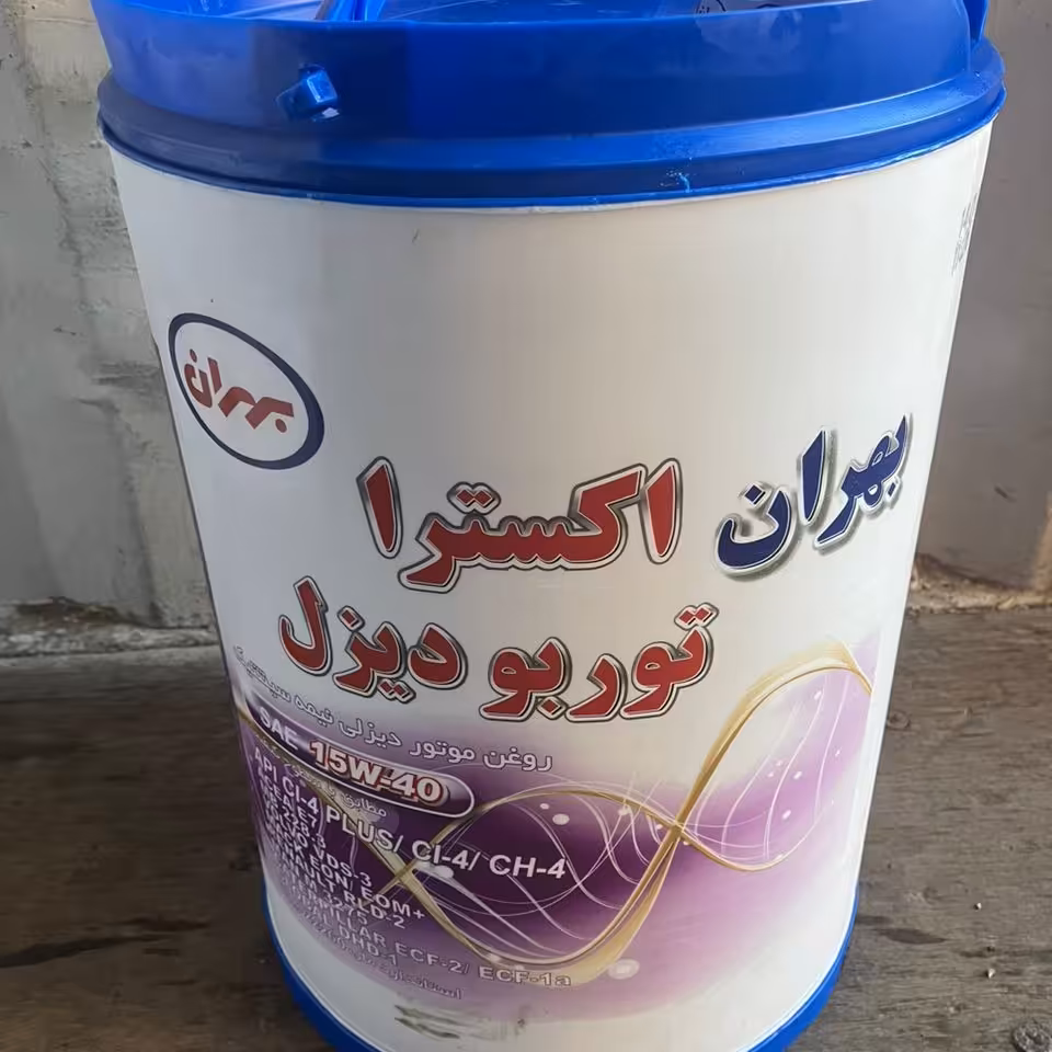 روغن موتور بهران اکسترا توربودیزل 15W40 سطل بیست لیتری