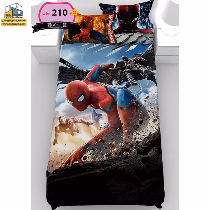 روتختی یک نفره گوزل سه بعدی مرد عنکبوتی مدل RSG210