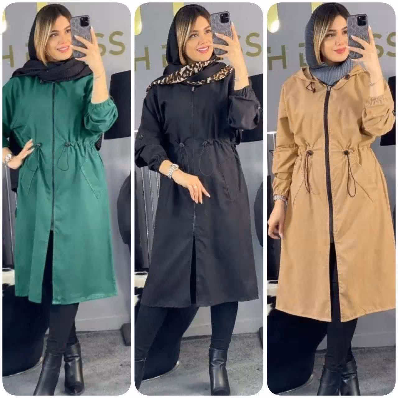 بارونی میکرو بلند کلاه دار