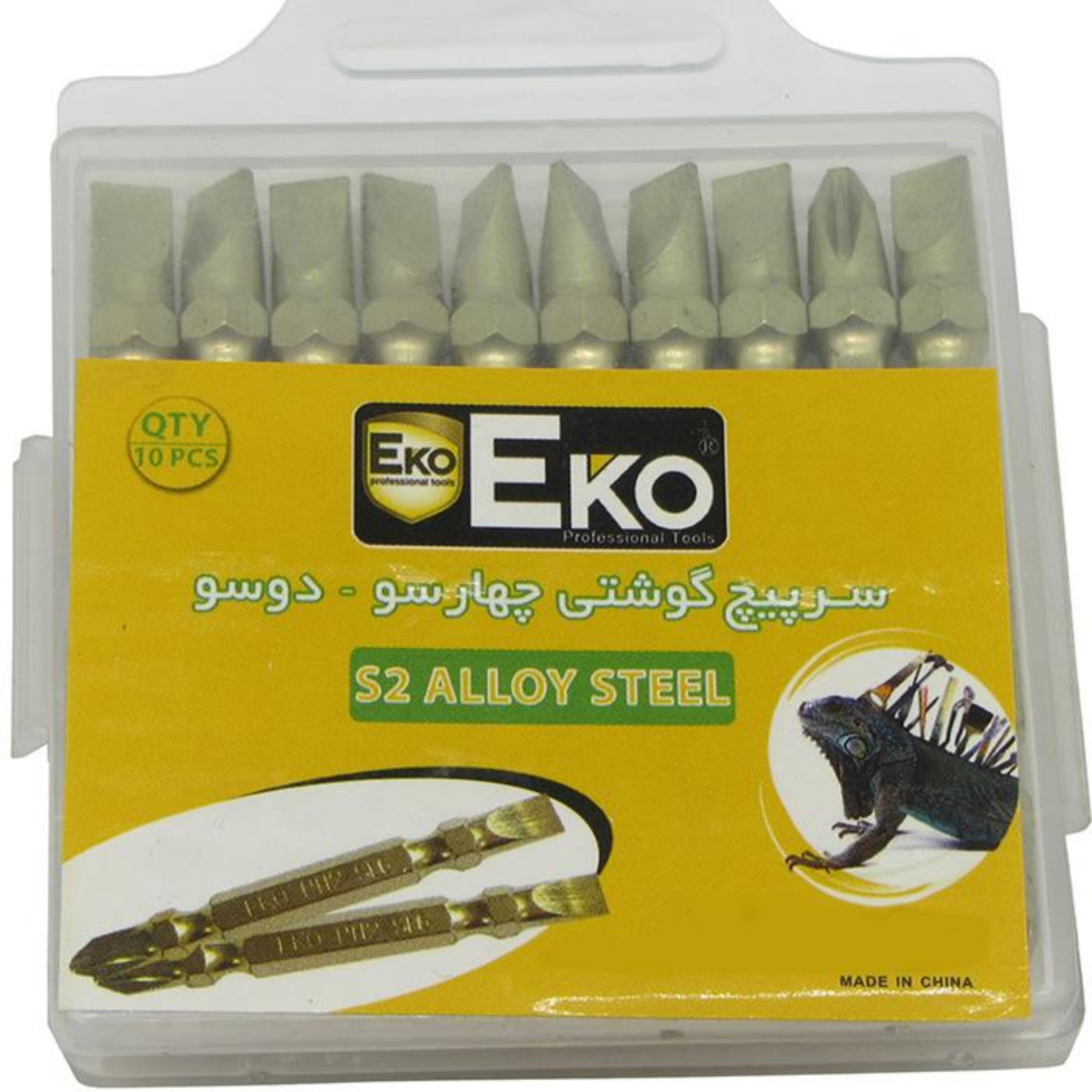 سر پیچ گوشتی آهنربایی دوسو و چهارسو EKO