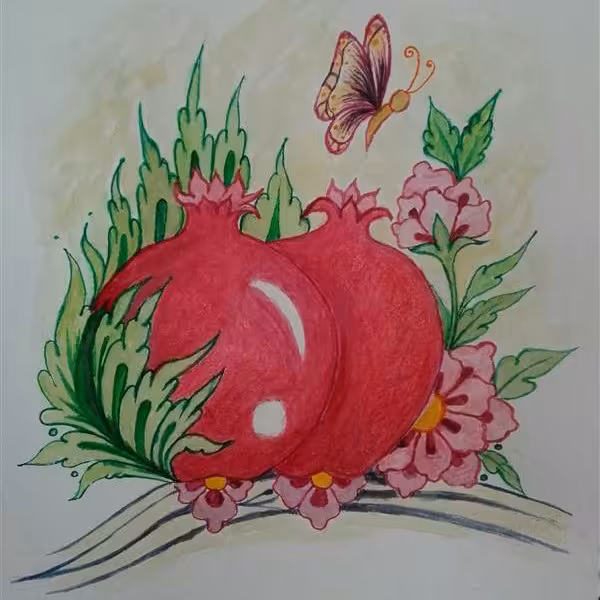 نقاشی ماندگار یلدا