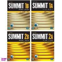 کتاب Summit اثر Joan Saslow And Allen Ascher انتشارات دنیای زبان 4 جلدی