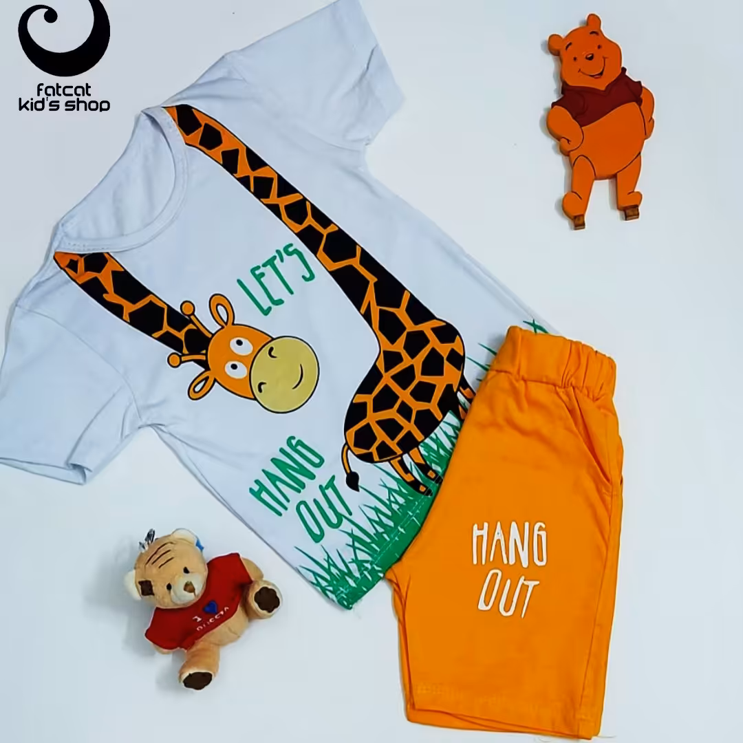  حراج دو تیکه تیشرت شورت پسرانه تولید داخلی