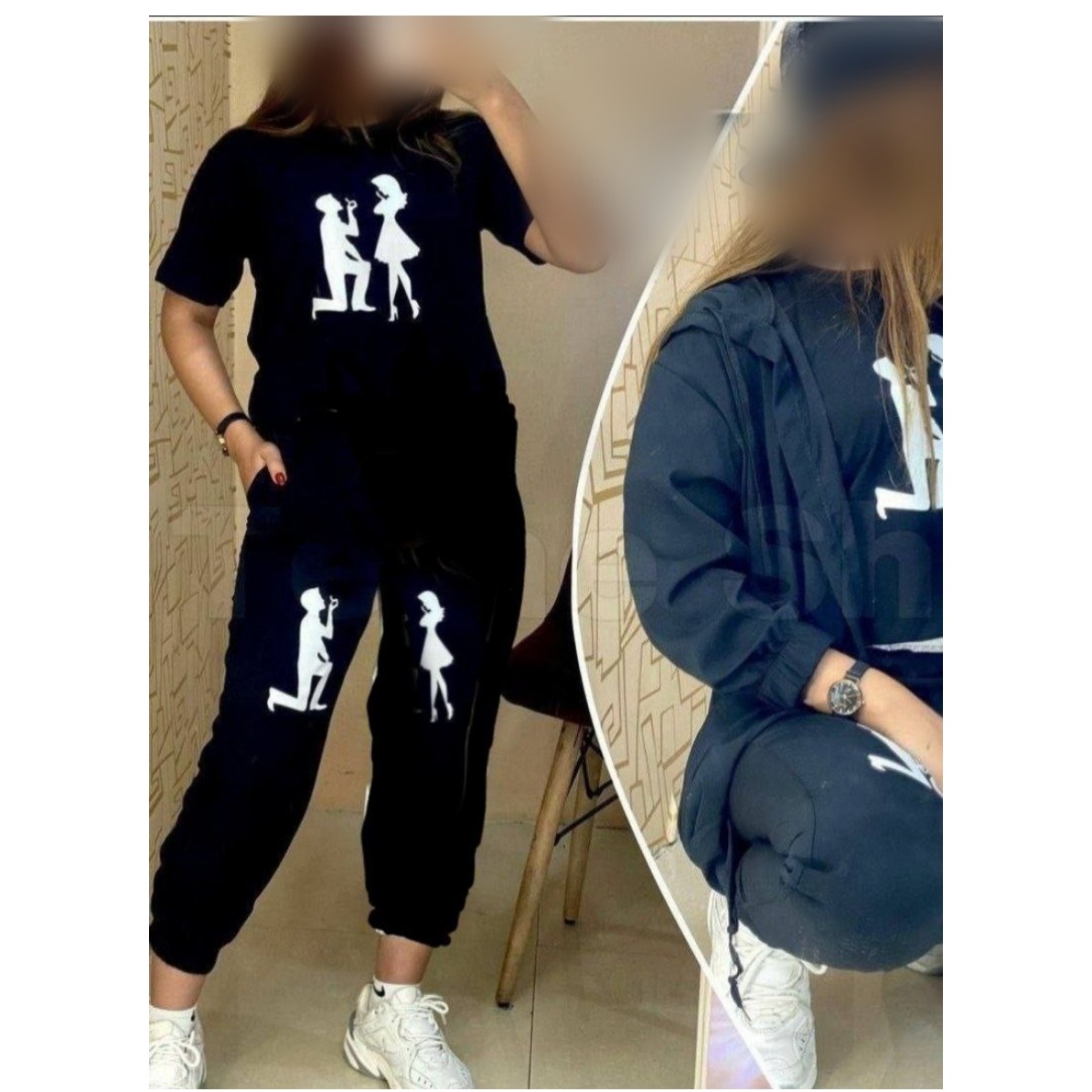 بلوز شلوار زنانه سه تیکه زنانه