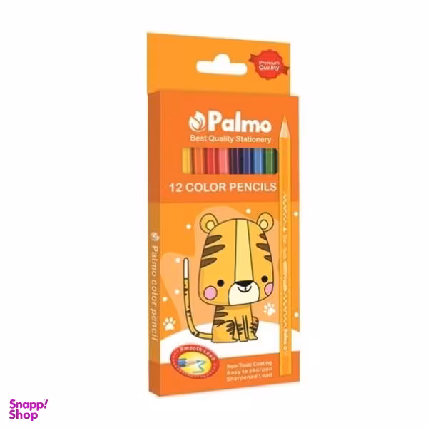 مداد رنگی 12 رنگ پالمو کد 2414