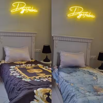 لحاف یک نفره طرح ماربل آبی