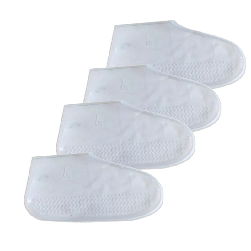 کاور کفش ضد آب (سیلیکونی)  سایز 37 تا 45 بدون رنگ بسته 2 جفتی