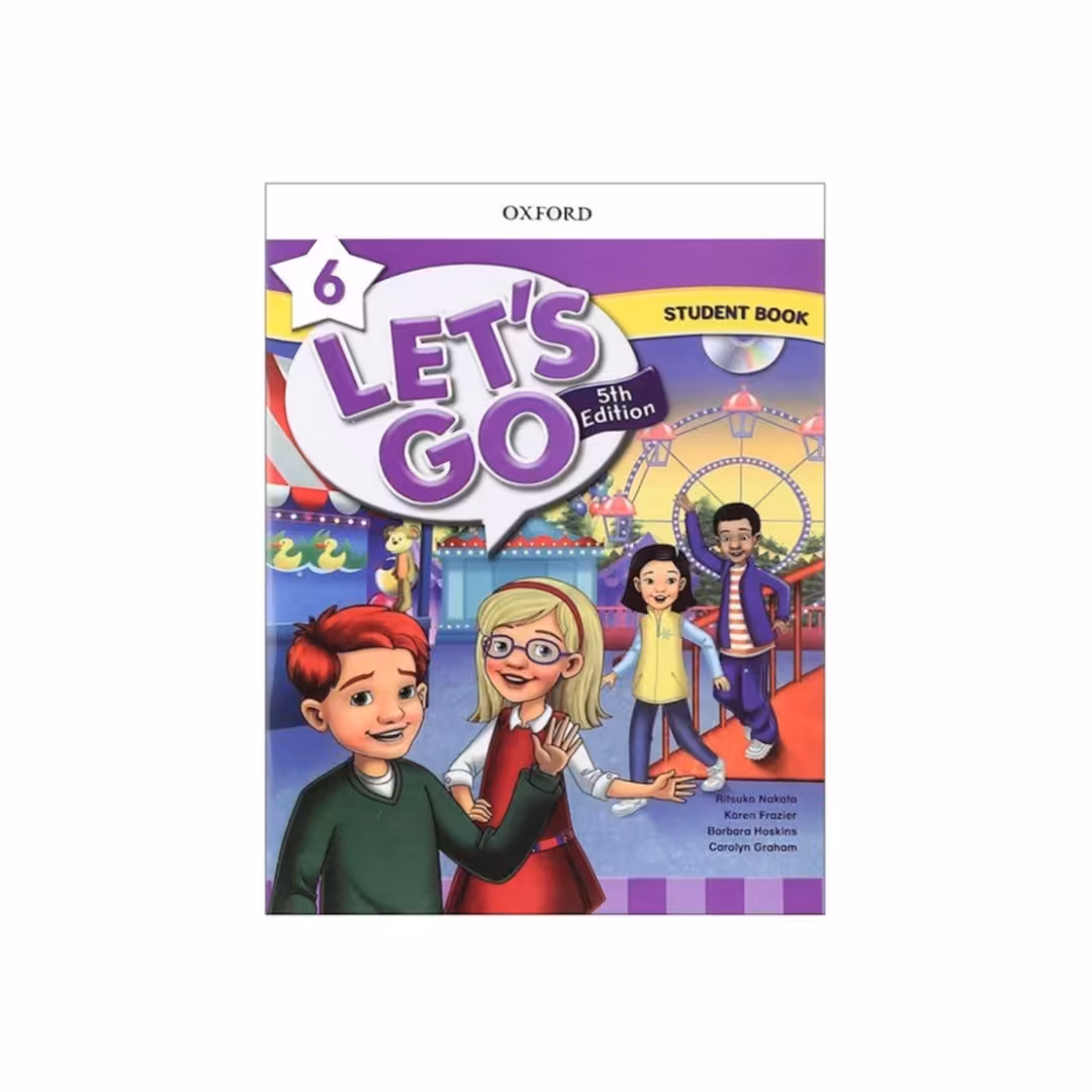 کتاب Lets Go 6 ویرایش پنجم اثر Ritsuko Nakata انتشارات اکسفورد وزیری