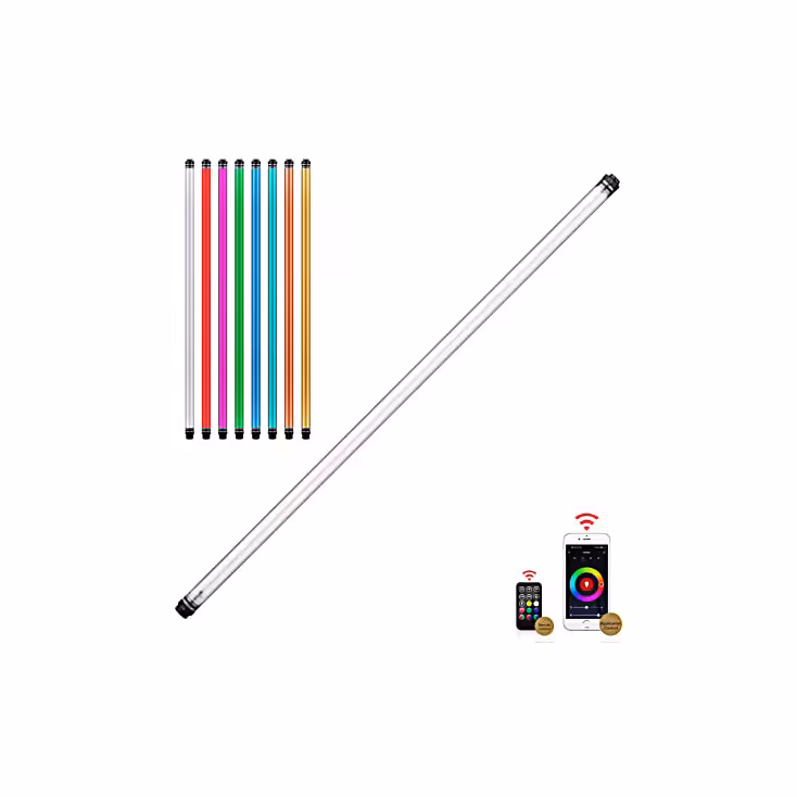 نور باتومی 360 درجه ضدآب مدل LUXCEO P120 RGB