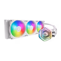 خنک کننده پردازنده Coolermaster MasterLiquid 360 Atmos White | آرکا 90
